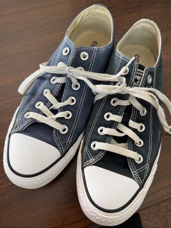 Converse Shoes - Converse All Star Sneakers Mismatched Pair (Black & Blue) Men's 7.5 Women's 9.5